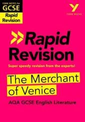 York Notes RAPID AQA GCSE (Revision Guide) The Merchant of Venice - for 2026, 2027 exams