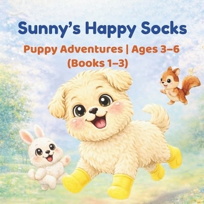 Sunny's Happy Socks: Three Heartwarming Puppy Adventures