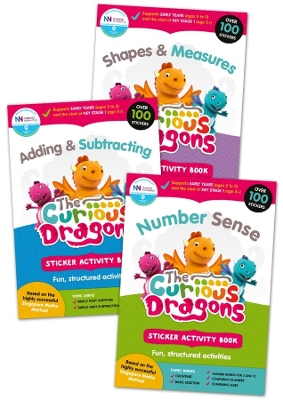 The Curious Dragons activity book pack - Number Sense, Shapes and Measures, Adding and Subtraction