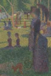 Georges Seurat's A Sunday on La Grande Jatte Vintage Field Journal Notebook, 50 pages / 25 sheets, 4x6