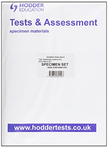 Edinburgh Reading Test (ERT) 3 Specimen Set: A Series of Diagnostic Teaching AIDS