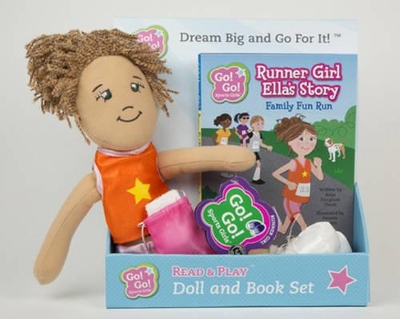 Runner Girl Ella's Story: Family Fun Run: Read & Play Doll and Book Set