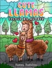 Cute Llamas Colour By Number: Coloring Book for Kids Ages 4-8, Teens and Adults