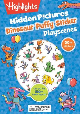 Dinosaur Puffy Sticker Playscenes