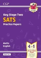 KS2 Maths & English SATS Practice Papers: Pack 2 - for the 2025 tests (with free Online Extras)