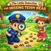 The Little Detective: The Missing Teddy Bear: A Sweet Children's Mystery About Kindness, Clues, and Courage (Ages 4-8)