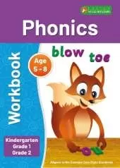 Phonics Workbook 2 for Kindergarten, Grade 1 and Grade 2 ELA Linked to Common Core Standards - Perfect for classroom or home - Ages 5-8