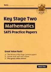 KS2 Maths SATS Practice Papers: Pack 5 - for the 2023 tests (with free Online Extras)