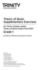 Theory Supplementary Exercises Grade 1