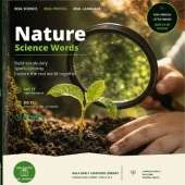 Nature Science Words: A Photorealistic First Vocabulary Book for Curious Toddlers to Discover Seeds, Leaves, Rain, Clouds, Nests, Shells, and the Living World