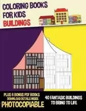 Coloring Books for Kids (Buildings): This book has 40 coloring pages with several levels of difficulty