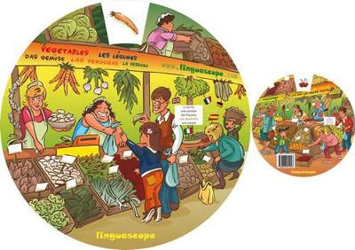 Multilingual Vocabulary Wheel (fruit & Vegetables)