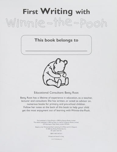 First Writing: Workbook