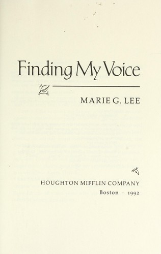 Finding My Voice