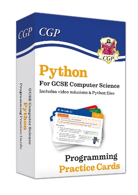 Python Programming Practice Cards for GCSE Computer Science with Python Files & Videos