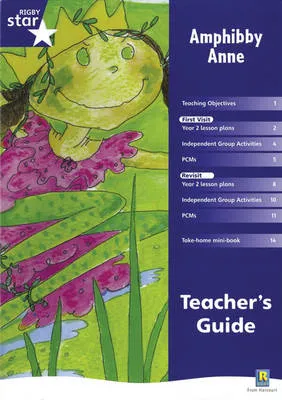 Rigby Star Shared  Year 2 Fiction: Amphibby Anne Teachers Guide