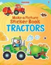 Make a Picture Sticker Book Tractors