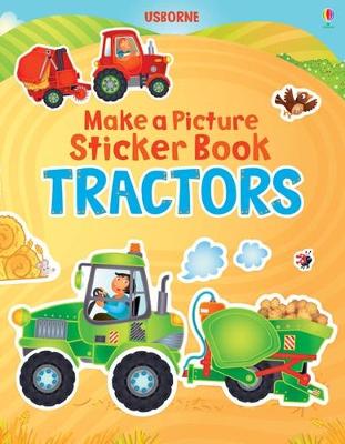 Make a Picture Sticker Book Tractors