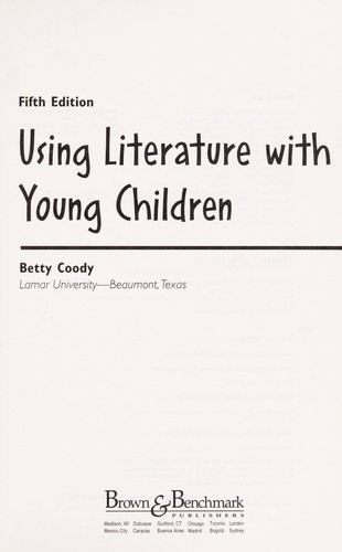 Using Literature with Young Children