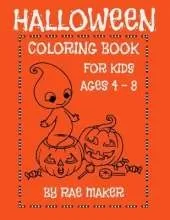 Halloween Coloring Book for Kids Ages 4 - 8