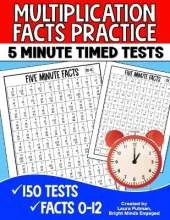 Multiplication Facts Practice 5 Minute Timed Tests