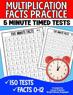 Multiplication Facts Practice 5 Minute Timed Tests