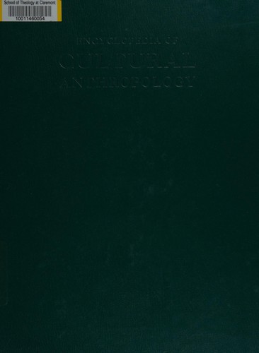 Encyclopaedia of Cultural Anthropology