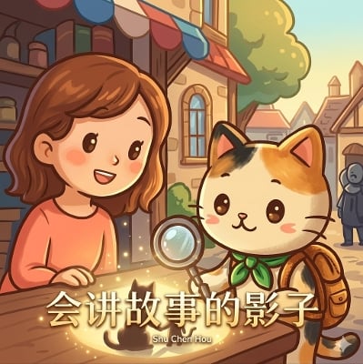 The 会讲故事的影子: The Shadow That Told Stories: A Simplified Chinese Children's Picture Book