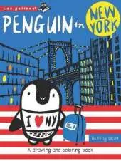 Penguin in New York: A drawing and coloring book