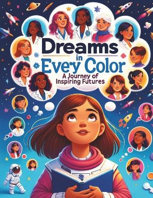 Dream in Every Color: A Journey of Inspiring Futures, A coloring book for girls.