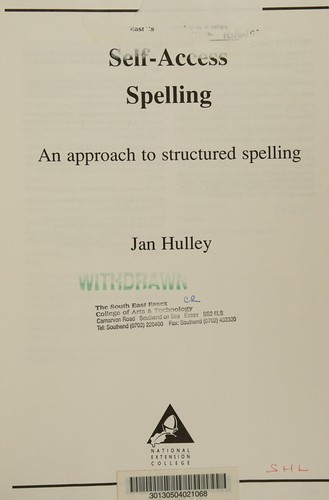 Self Access Spelling