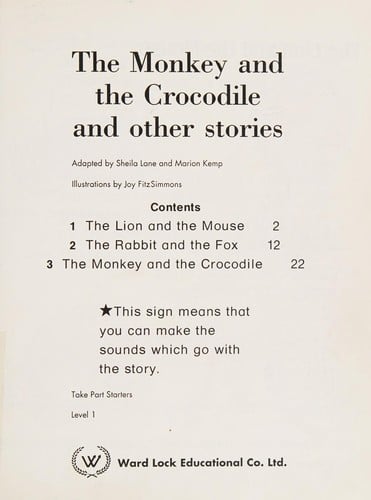 The Monkey and the Crocodile