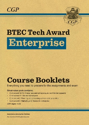 New BTEC Tech Award in Enterprise: Course Booklets Pack (with Online Edition)