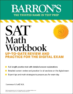 SAT Math Workbook: Up-to-Date Practice for the Digital Exam