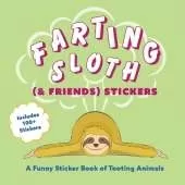 Farting Sloth (& Friends) Stickers: A Funny Sticker Book of Tooting Animals