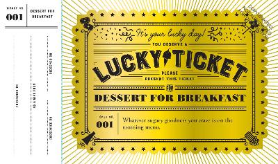 Lucky Tickets for Kids 12 Gift Coupons: 12 Gift Coupons