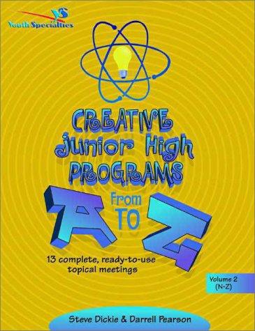 Creative Junior High Programs: Complete Ready-to-use Topical Meetings