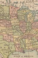 United States Vintage Map Field Journal Notebook, 50 pages/25 sheets, 4x6