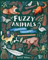 Fuzzy Animals: Touch and Feel Colouring In