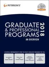 Graduate & Professional Programs: An Overview 2018