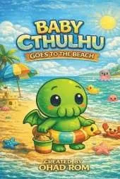 Baby Cthulhu Goes to the Beach: A funny rhyming picture book about new friendships and tentacled trouble for ages 3-6