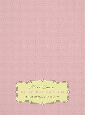 Large 8.5 x 11 Dotted Bullet Journal (Light Pink #18) Hardcover - 245 Numbered Pages