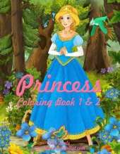 Princess Coloring Book 1 & 2