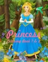 Princess Coloring Book 1 & 2