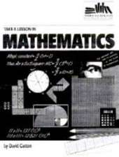 Take a Lesson in Maths