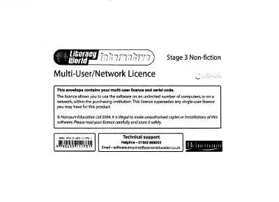 Literacy World Interactive Stage 3 Non-fiction Multi User Licence