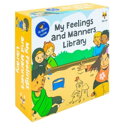 My Feelings and Manners Library 20 Books Box Set: Anxiety, Responsibilities, Physical Aggression, Separation Anxiety, Lying, Bad Manners, Trauma, Trying New Things, Sharing, Bad Manners, Bad Habits