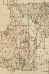 Idaho Vintage Map Field Journal Notebook, 50 pages/25 sheet, 4x6