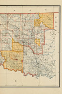 Oklahoma Vintage Map Field Journal Notebook, 50 pages/25 sheets, 4x6