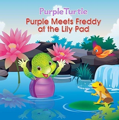 Purple Meets Freddy at the Lily Pad